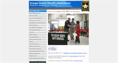 Desktop Screenshot of orangecountysheriff.com